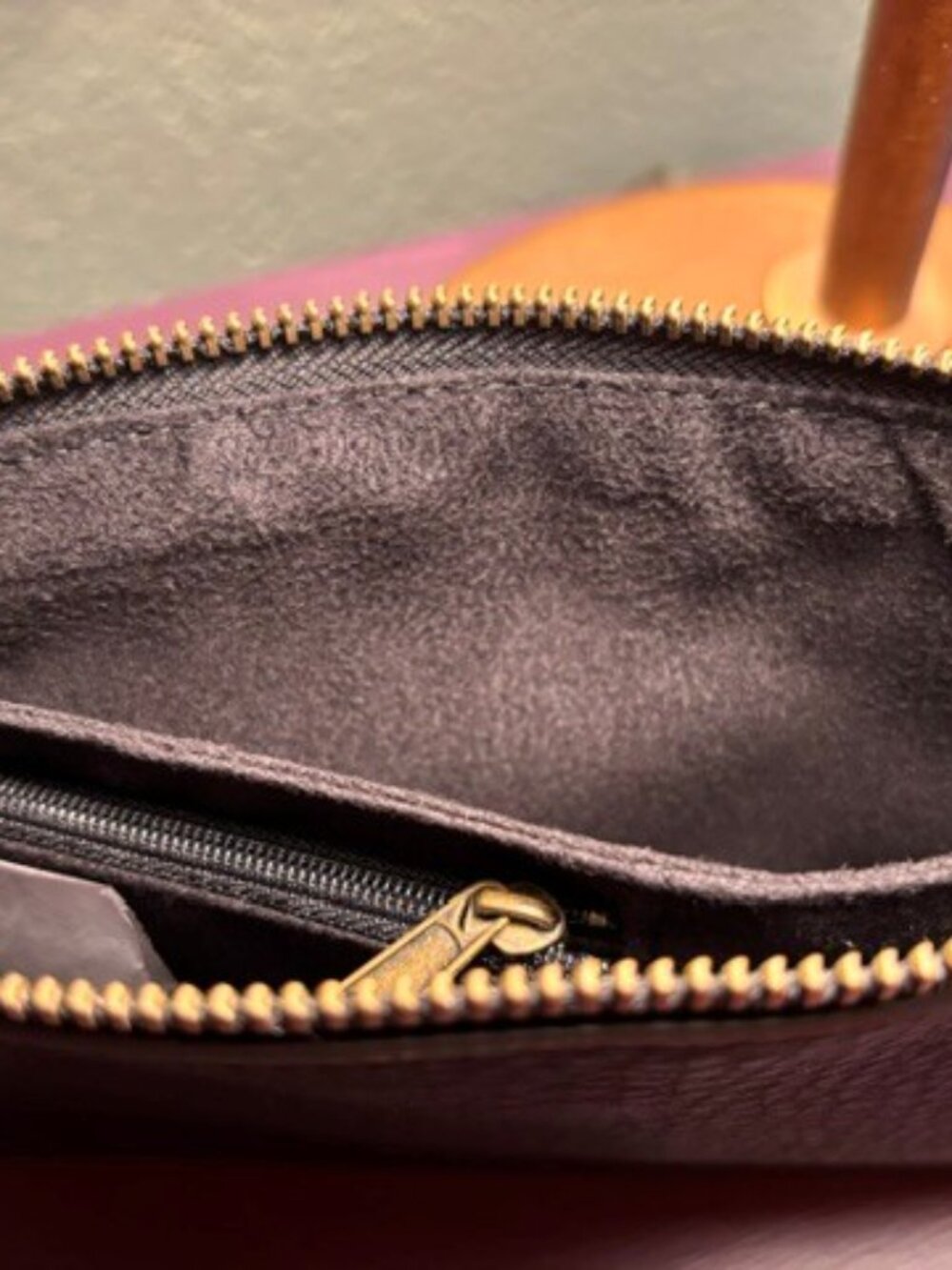 Duluth Trading Leather Wristlet Pouch/Wallet ~ Black - Picture 8 of 10